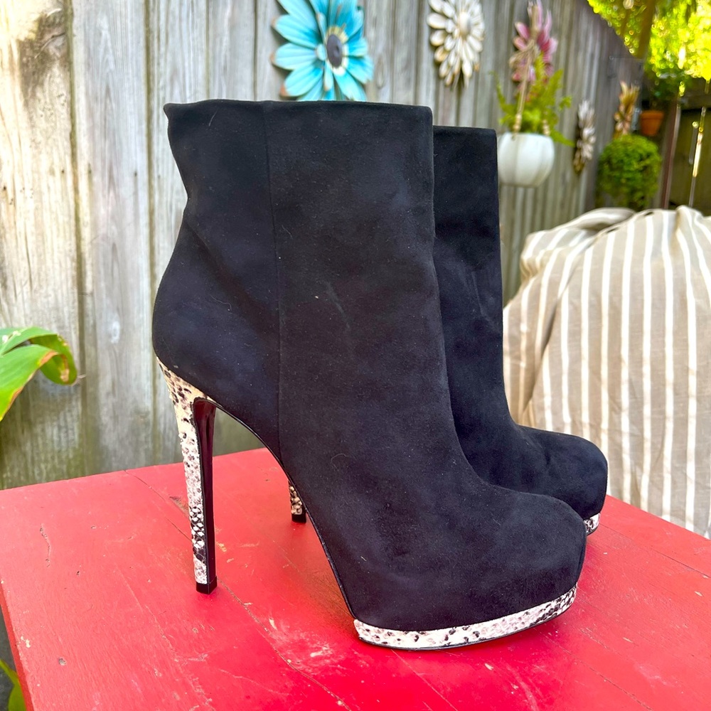 POUR LA VICTOIRE STILETTO PLATFORM ANKLE BOOTS 8